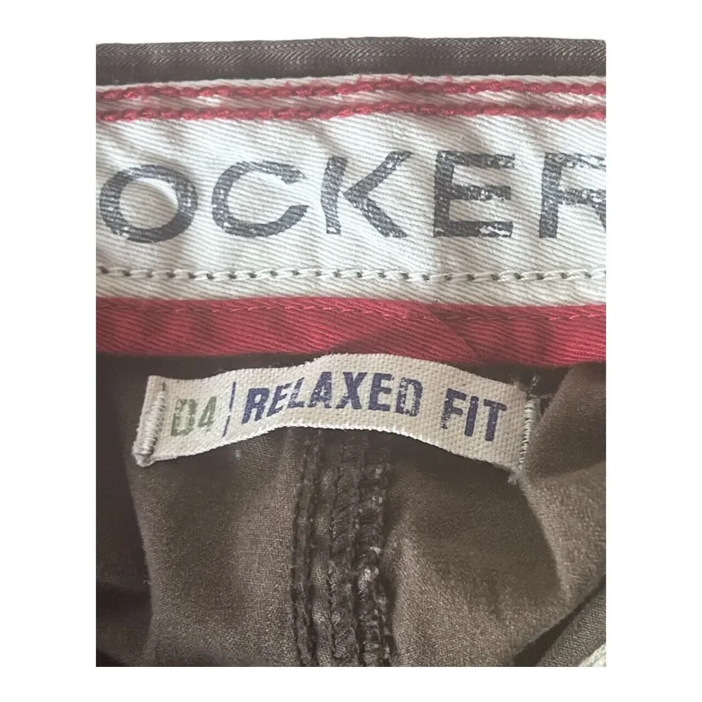 Dockers Men's Carpenter Work Pants Brown 38 X‎ 32